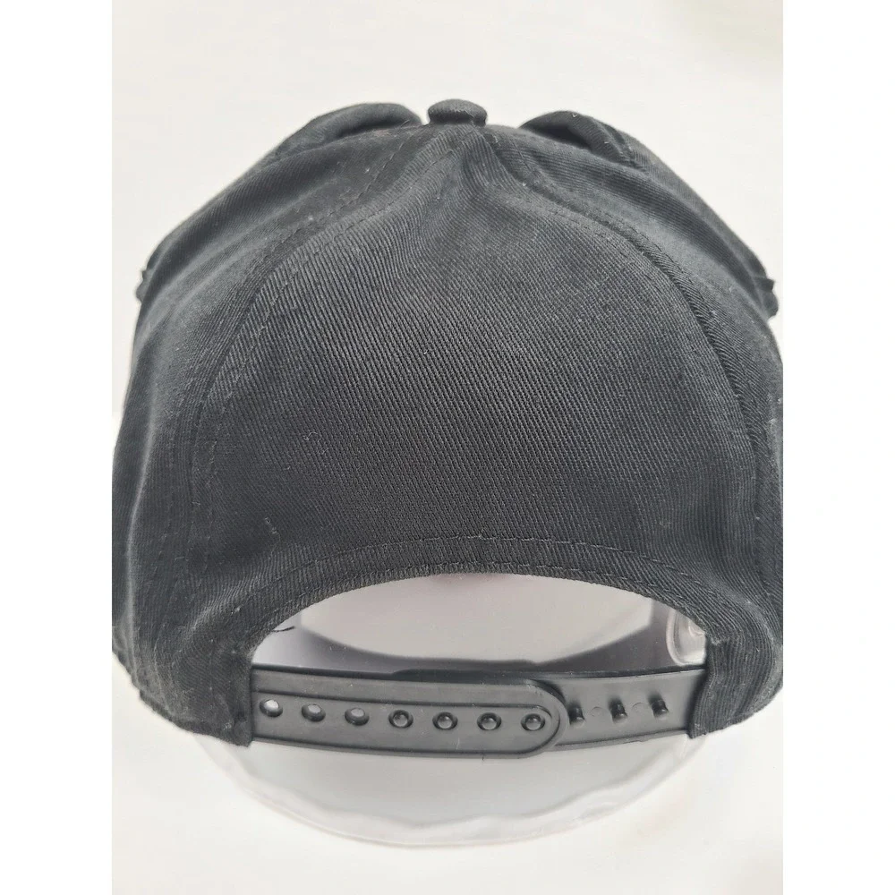 Disney Mickey Mouse Ears‎ Black Snapback Baseball Hat Youth Embroidered Script